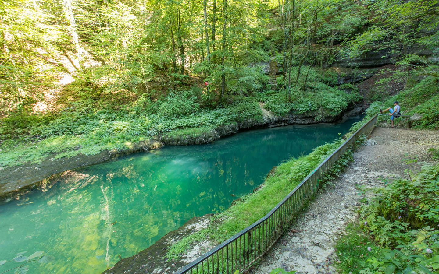 Source de l'Ain et ses cascades 