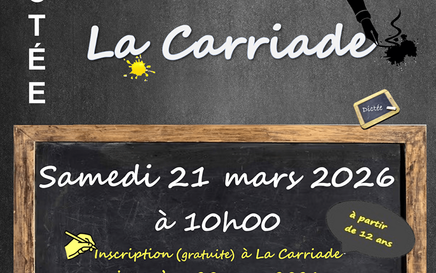 6ème Dictée de La Carriade