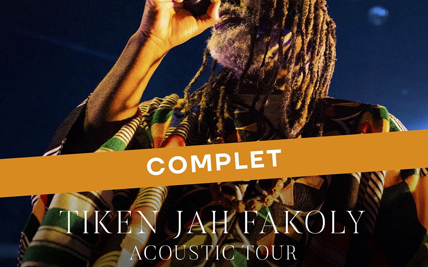 Concerts musiques actuelles - Tiken Jah Fakoly – Acoustic tour [COMPLET]