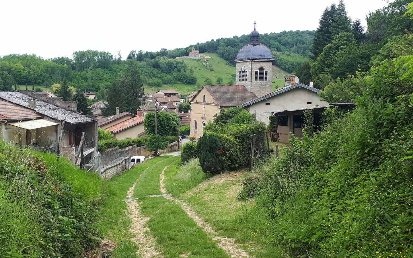 Village de Journans et source de la Reyssouze