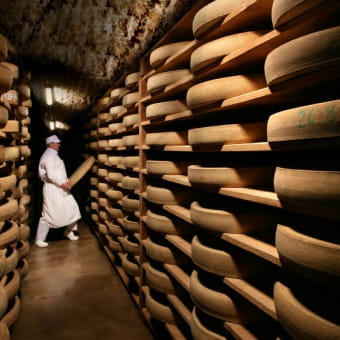 Caves d'affinage du Comté JURAFLORE au Fort des Rousses - LES ROUSSES