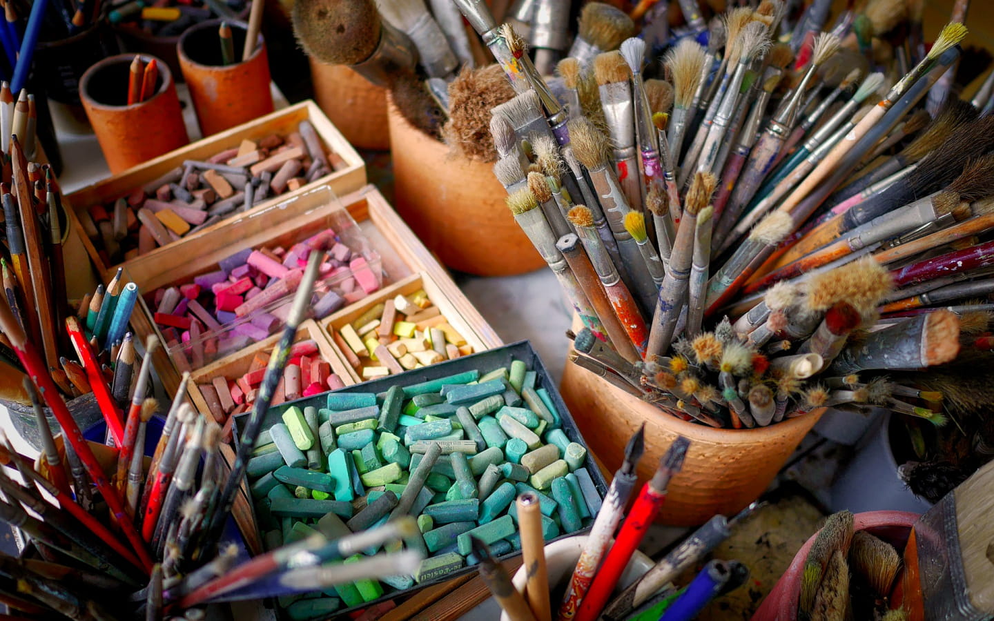 Initiation aux arts plastiques à l'Atelier 112