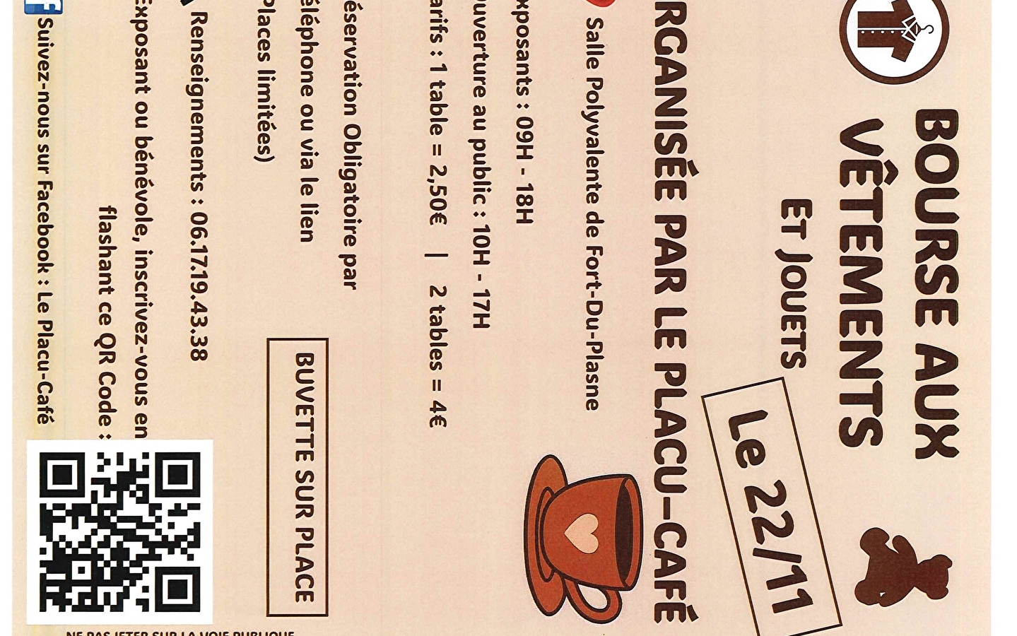 Bourse aux vêtements et jouets