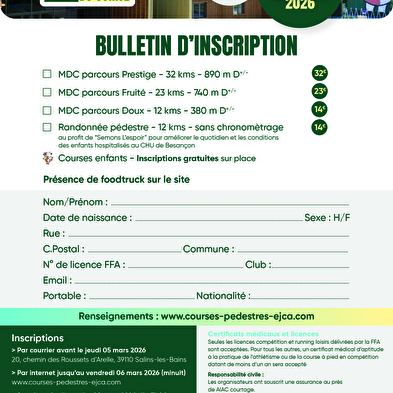 Le Trail de la Maison du Comté