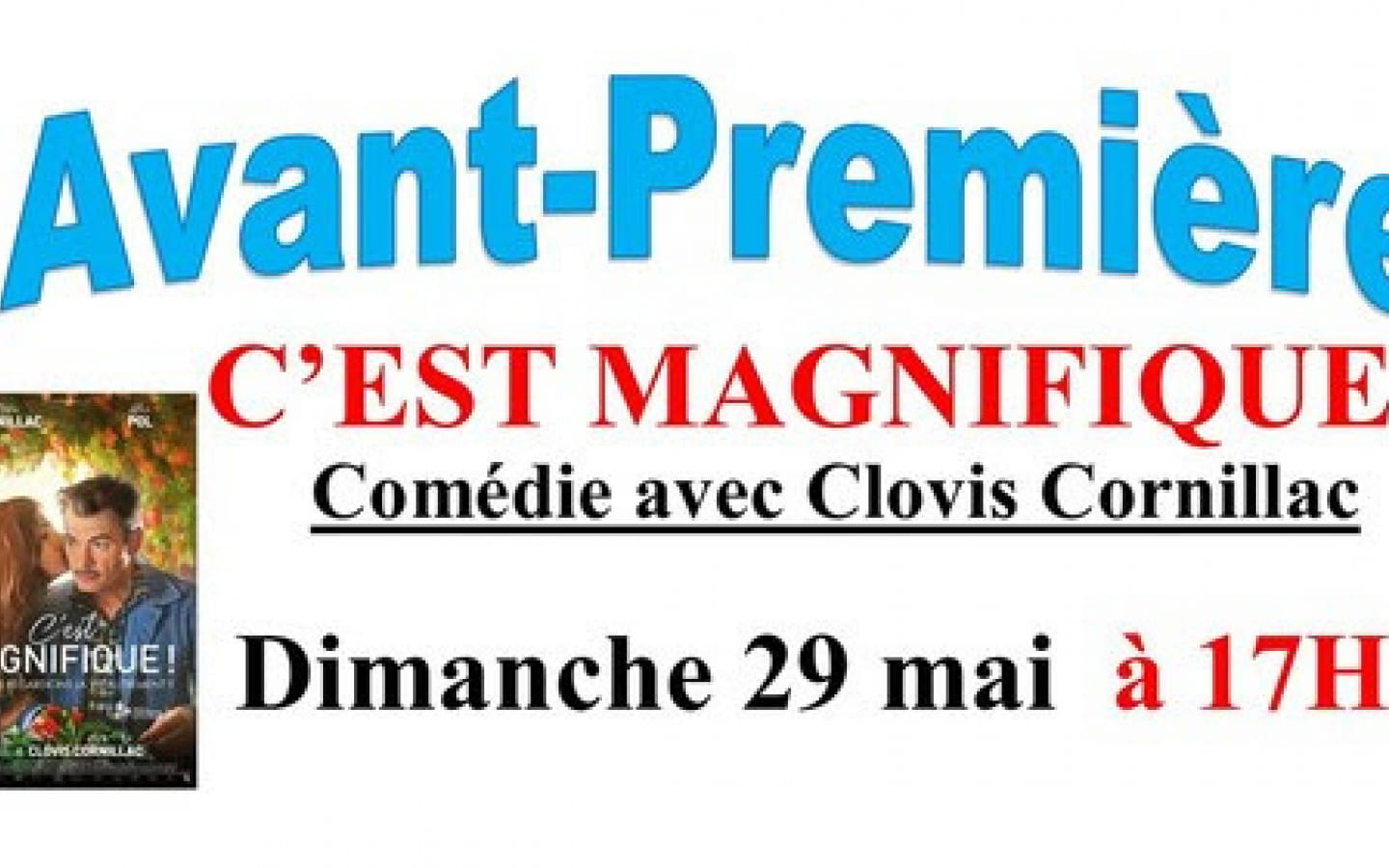 Projection en avant-première du film 'C'est magnifique !'