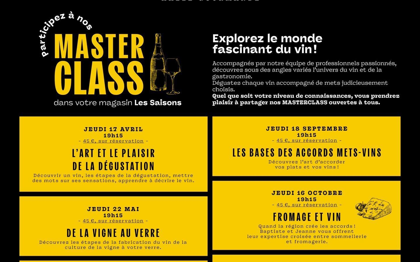 Masterclass vin 
