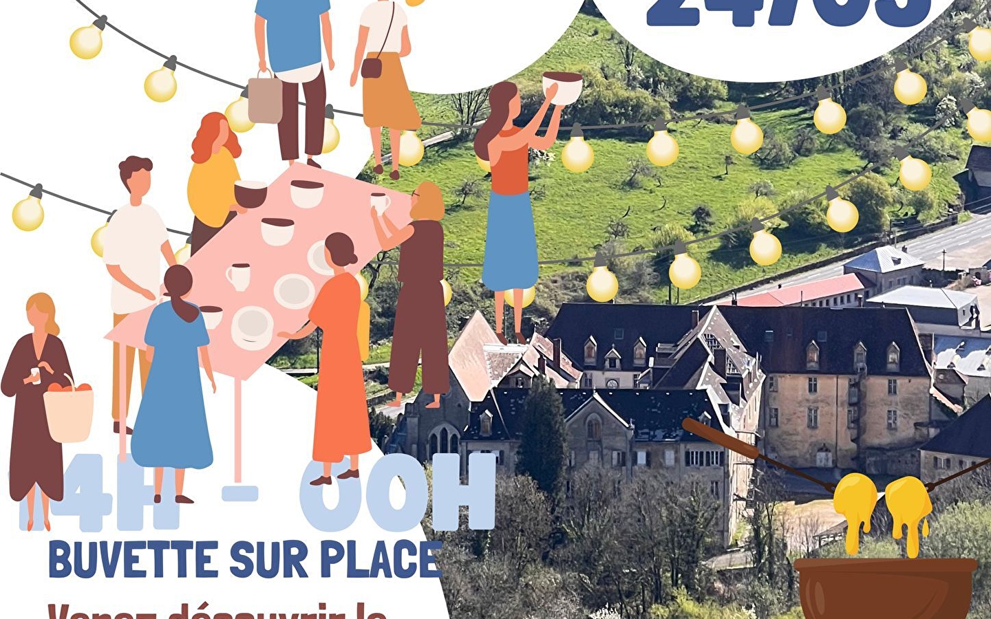 Fondue géante