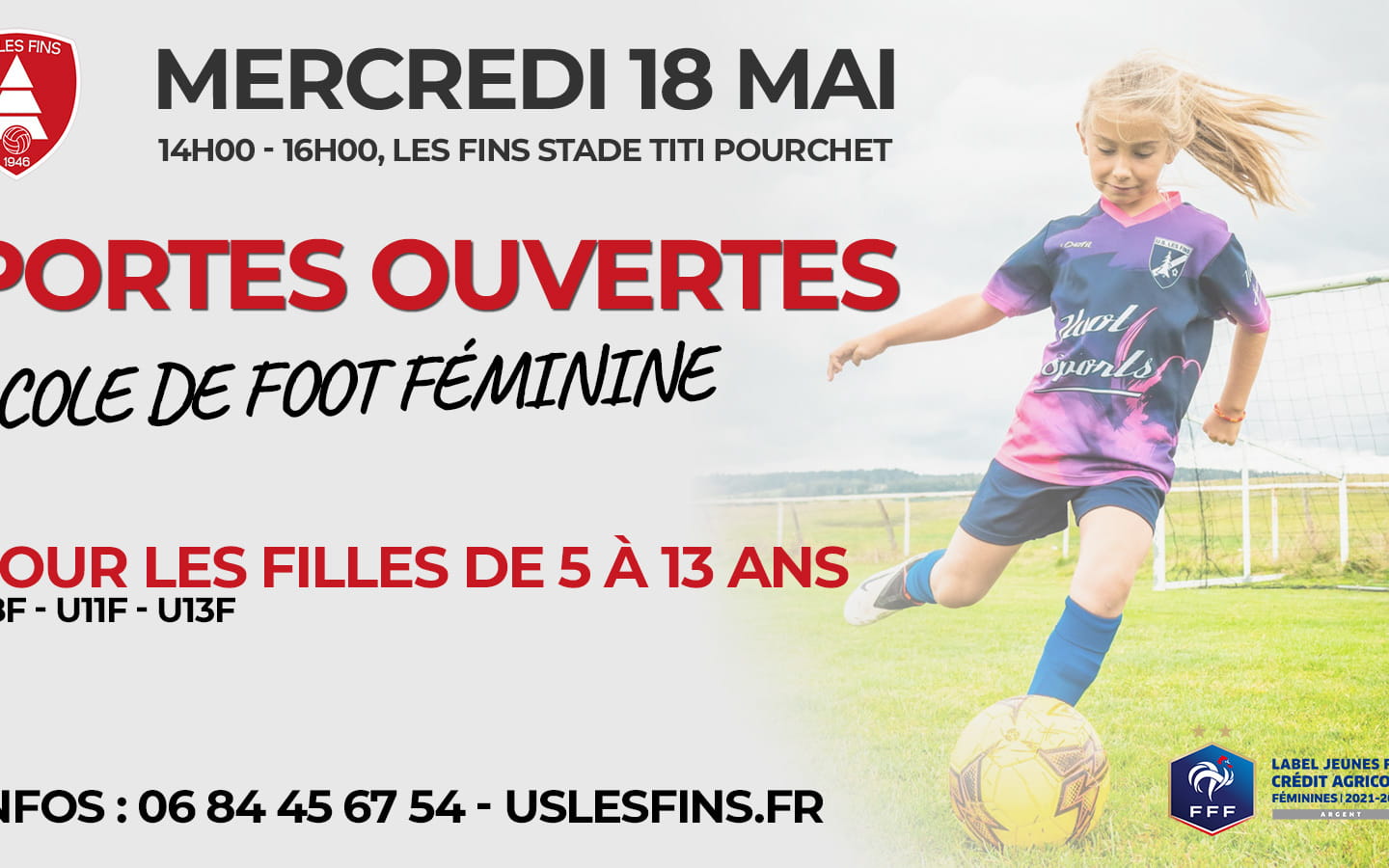 Portes ouvertes Ecole de Foot féminine