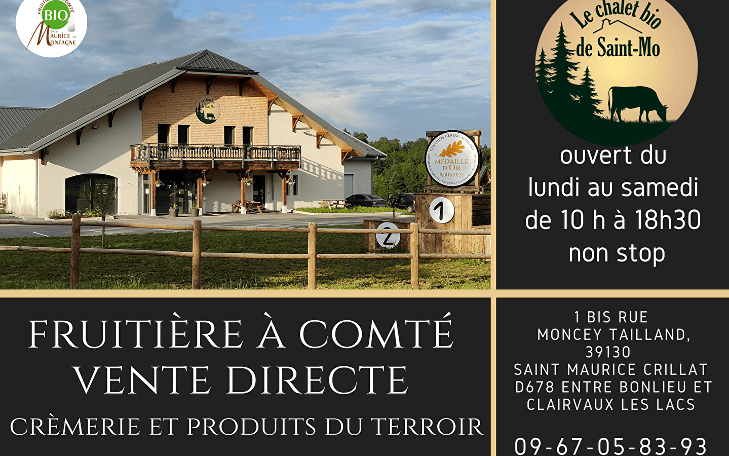 Fruitière le Chalet Bio de Saint Mo