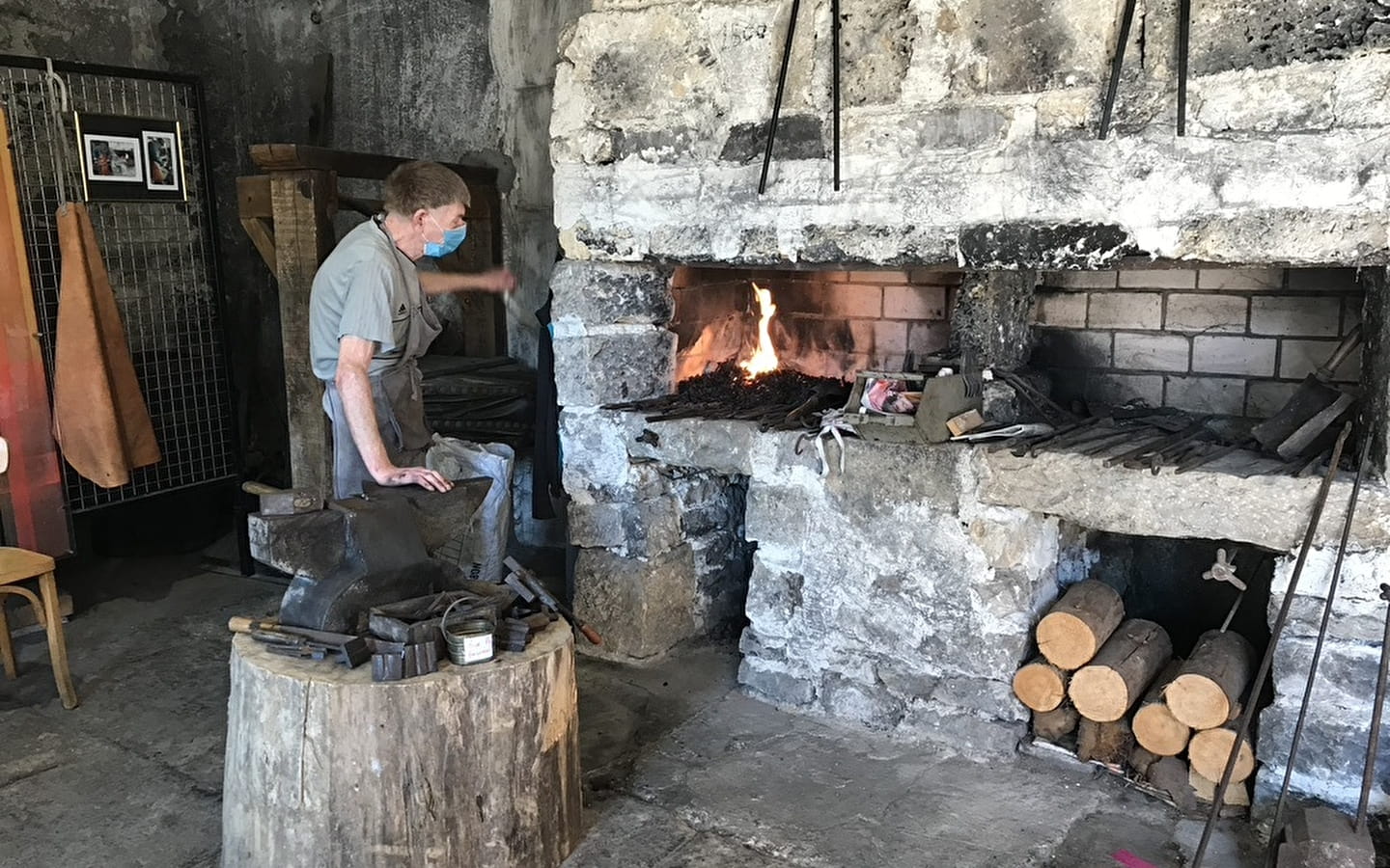 Démonstration de Forge - Musée de la pince