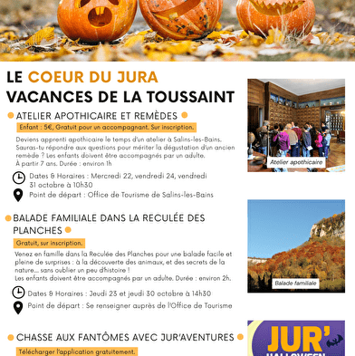 Jur'halloween à Arbois et Poligny
