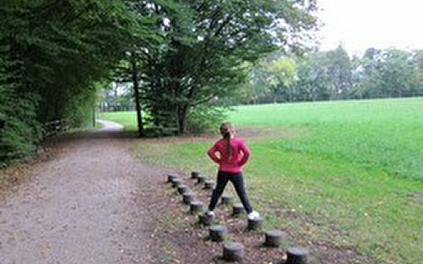 Parcours sportif et espace fitness du château