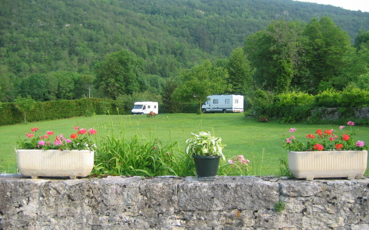 Aire de camping-car chez M. Benoît