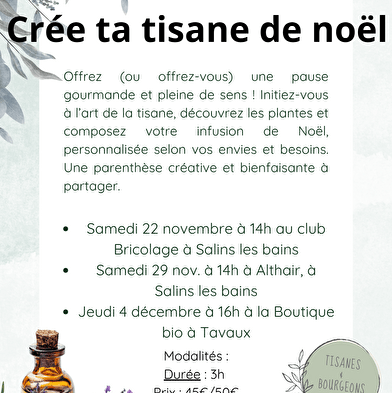 Je crée ma tisane de Noël