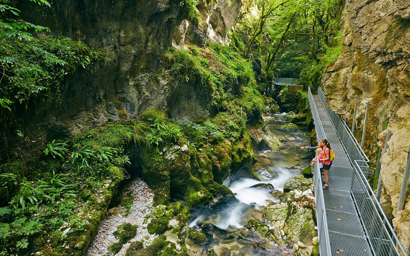 Le sentier des Gorges de l'Abîme