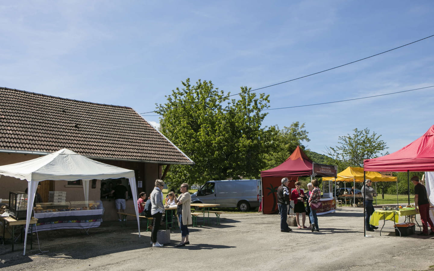 Marché des producteurs à Busy