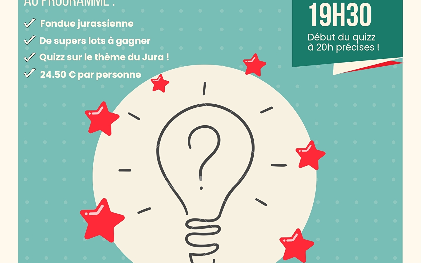 Soirée Fondue/Quizz