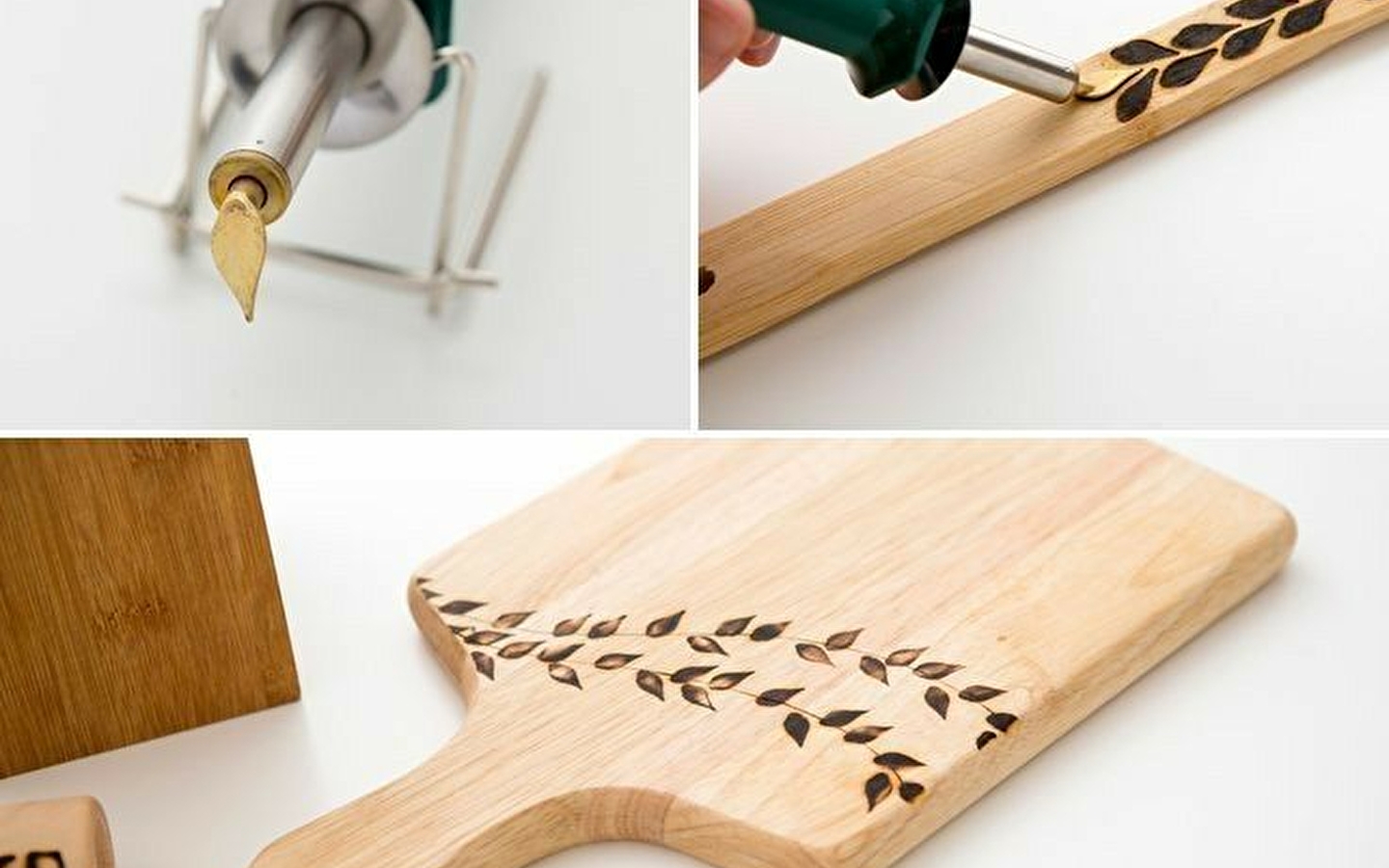 Atelier : pyrogravure sur planche apéro