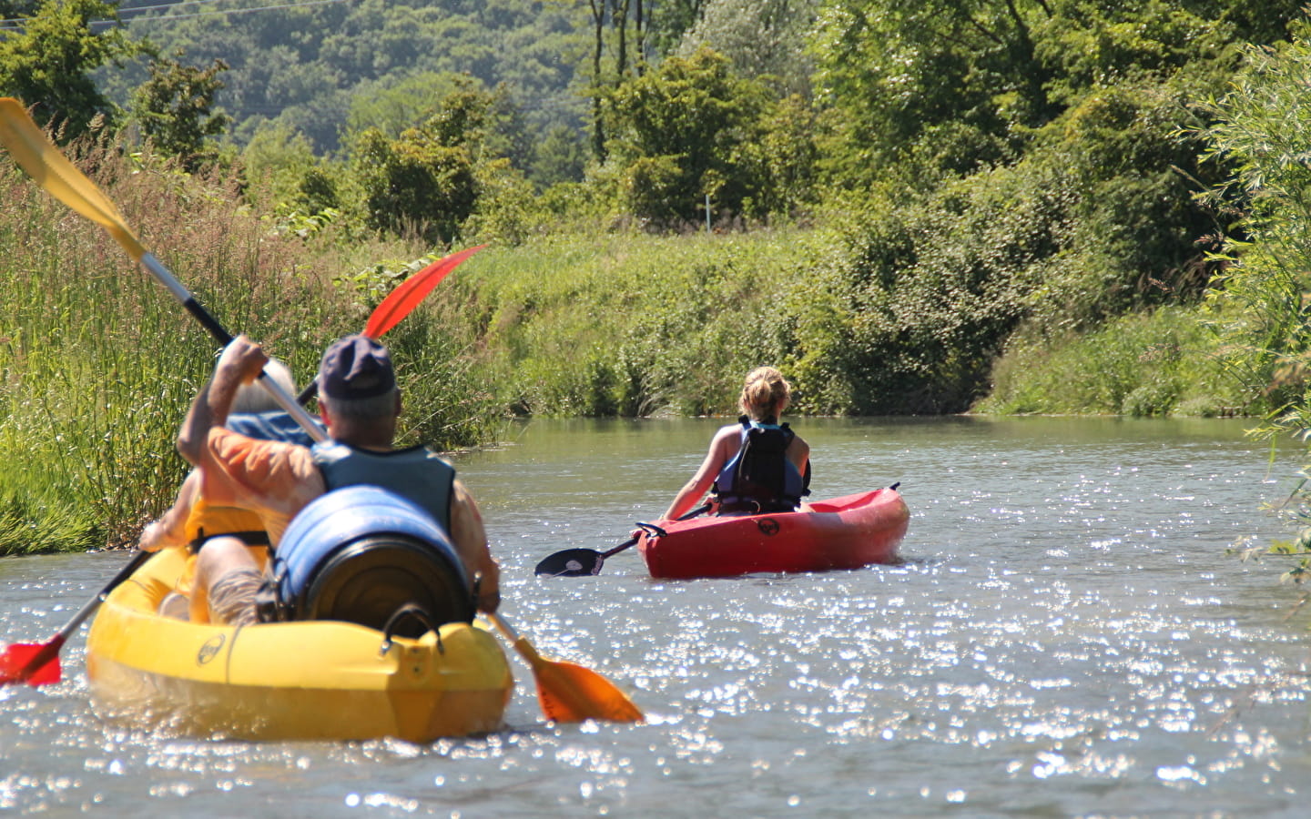 Canoë Kayak : descentes du vieux Rhône - la cano'E VTT