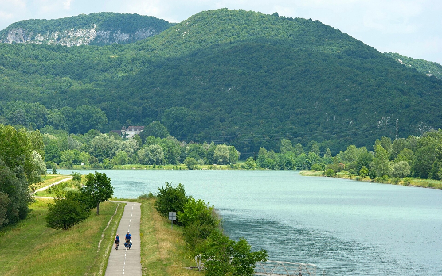 ViaRhôna à vélo - Étape 07 - Groslée > La Balme-les-Grottes