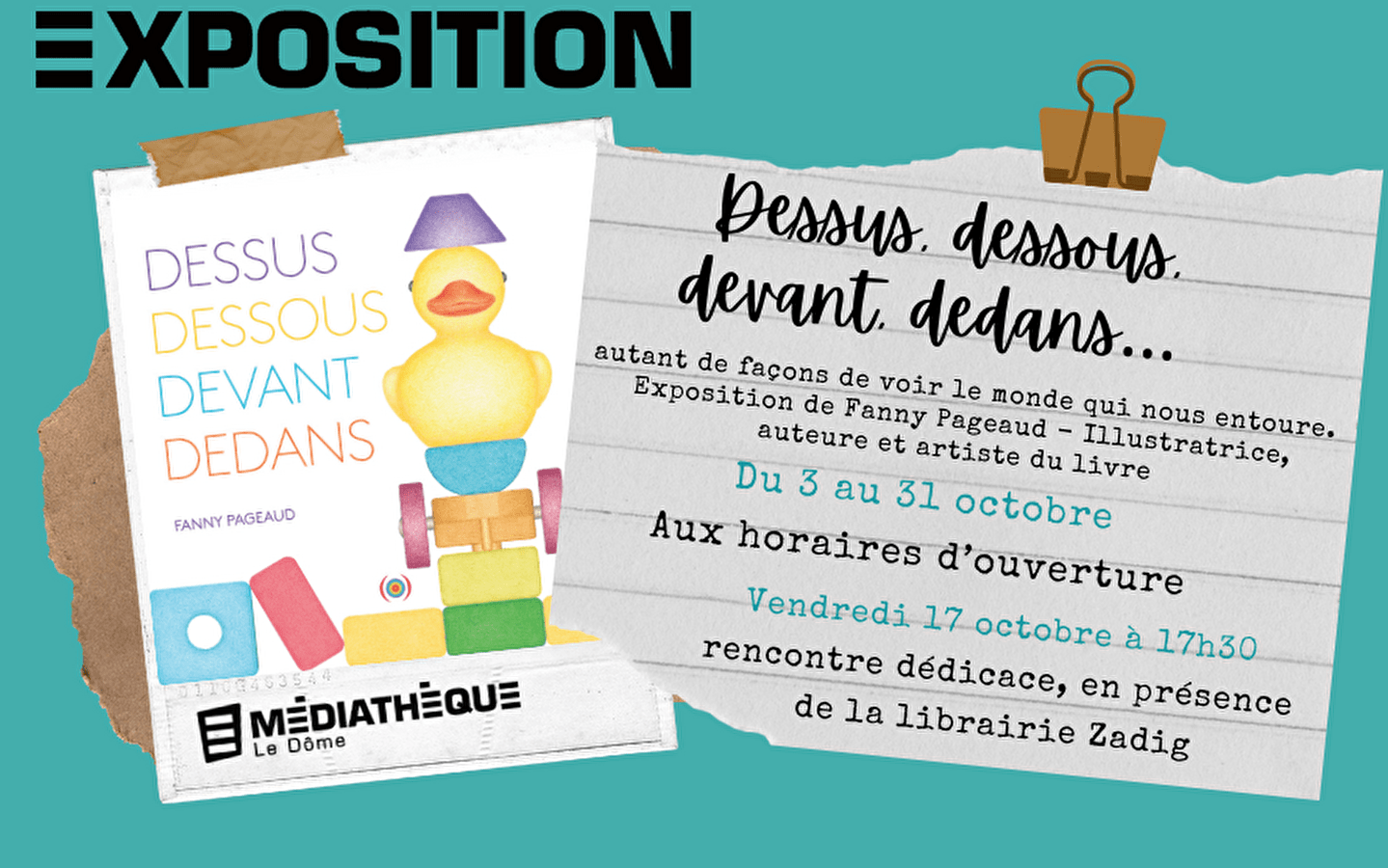 Médiathèque Le Dôme : Exposition 