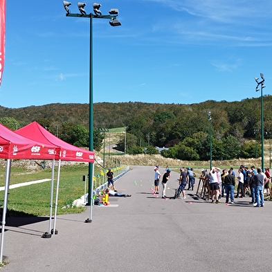 Cours de biathlon avec l'ESF aux Plans d'Hotonnes