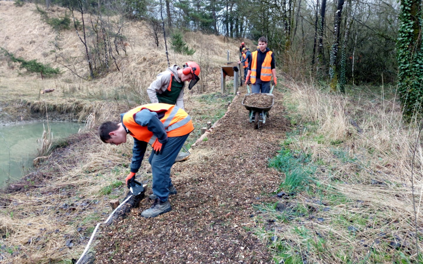 Action sur la Motte du Château