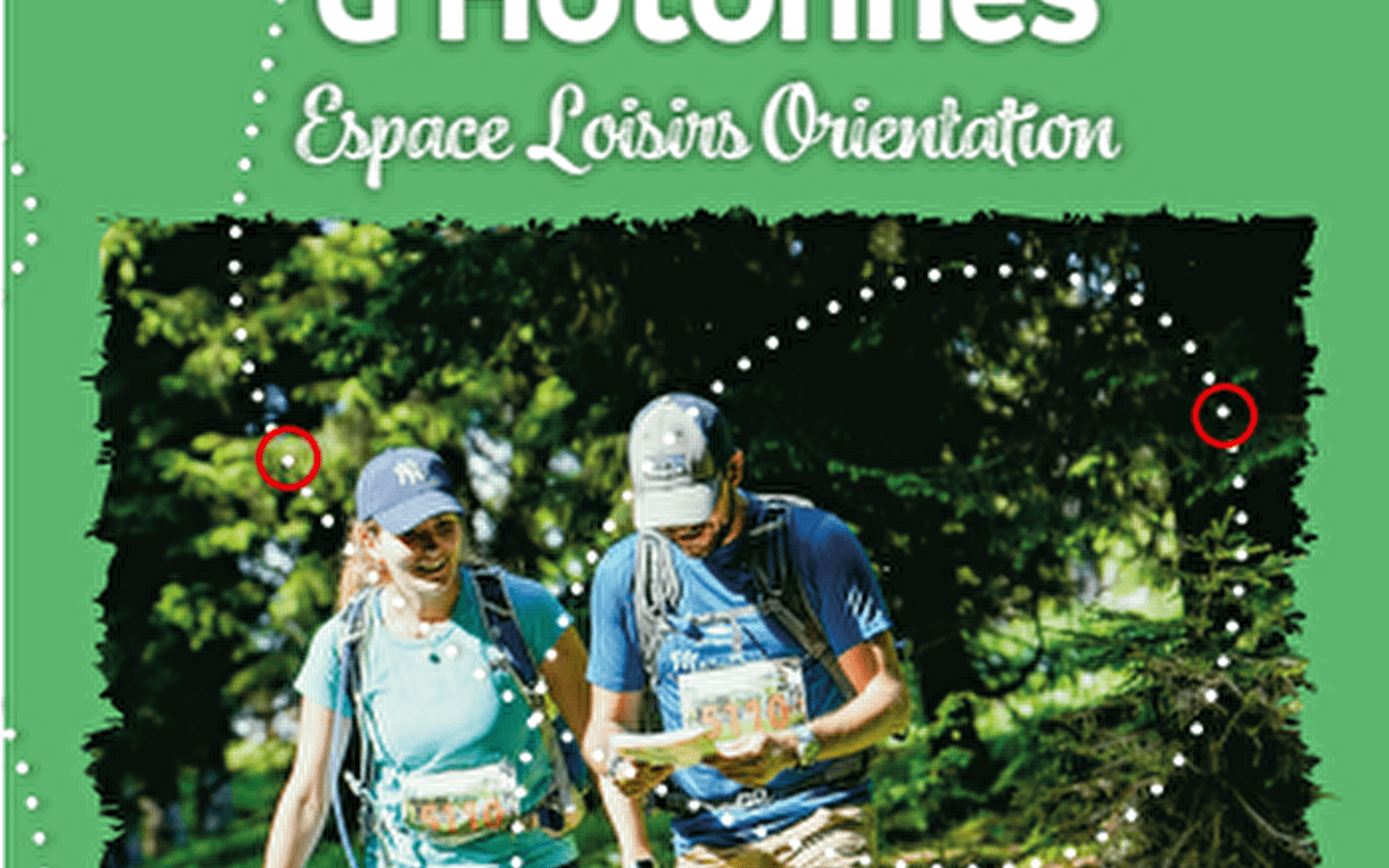 Parcours permanents d'orientation aux Plans d'Hotonnes