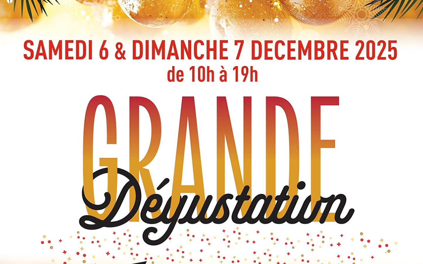 Grande dégustation de Noël