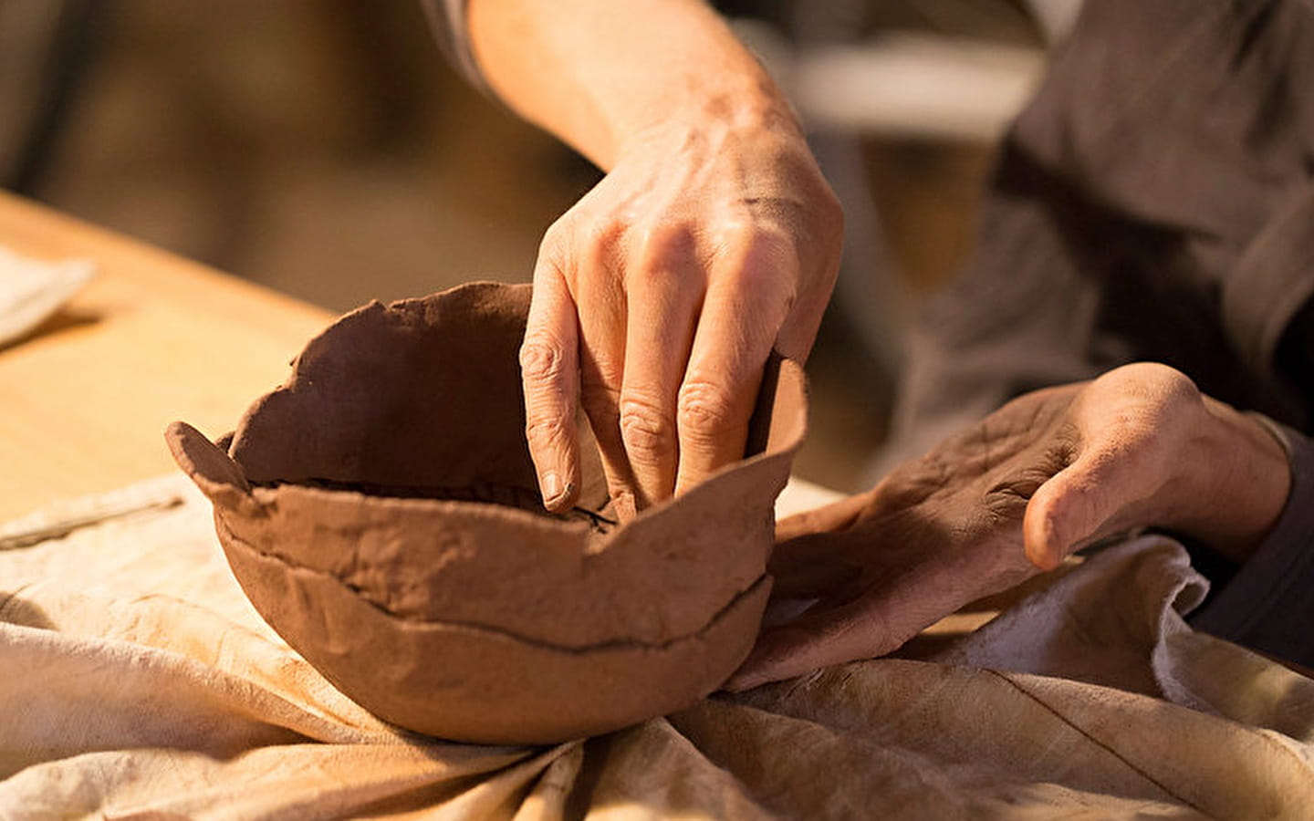 Marché des potiers et artisans locaux