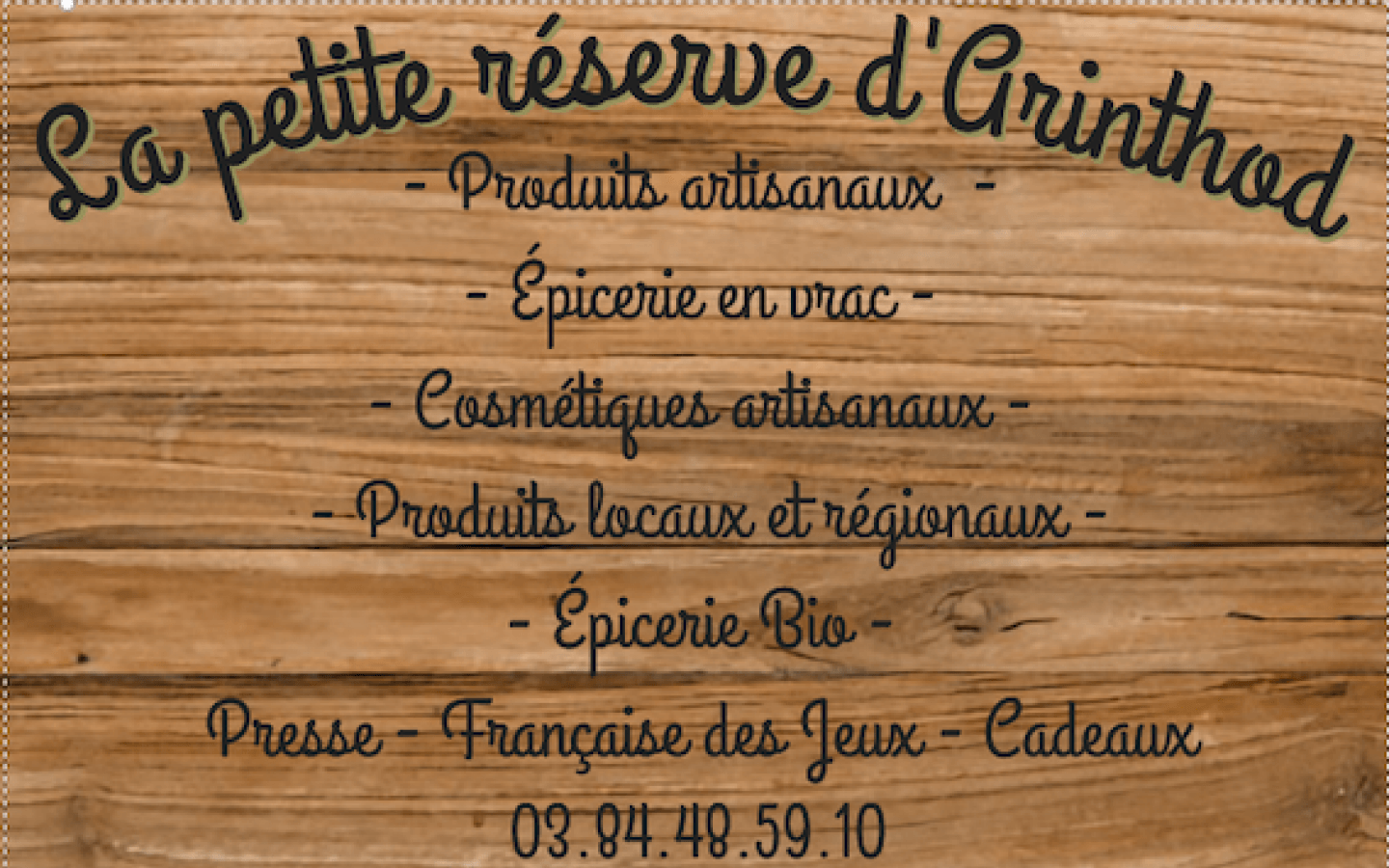 La petite réserve d'Arinthod