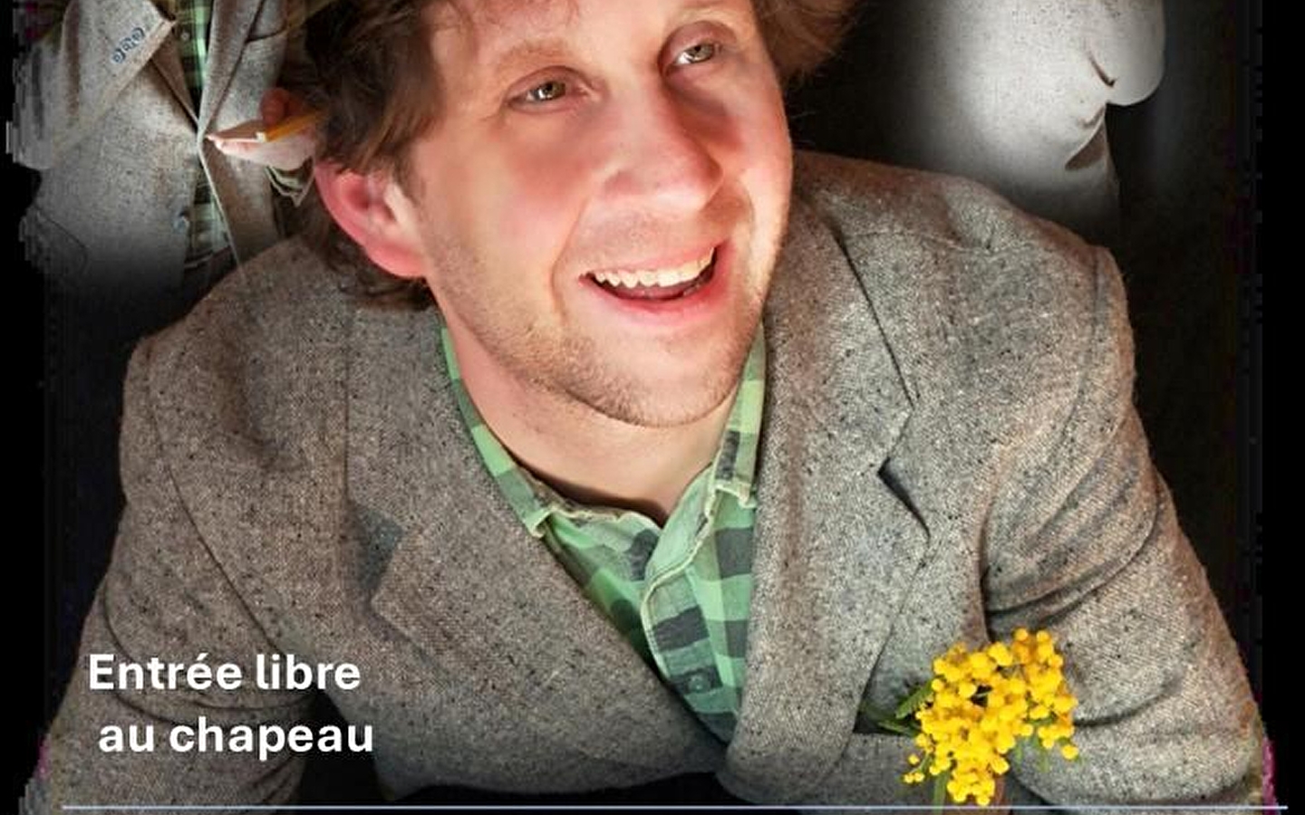 Spectacle 'Mon banc, ma vie et... les gens' à l'Arrosoir