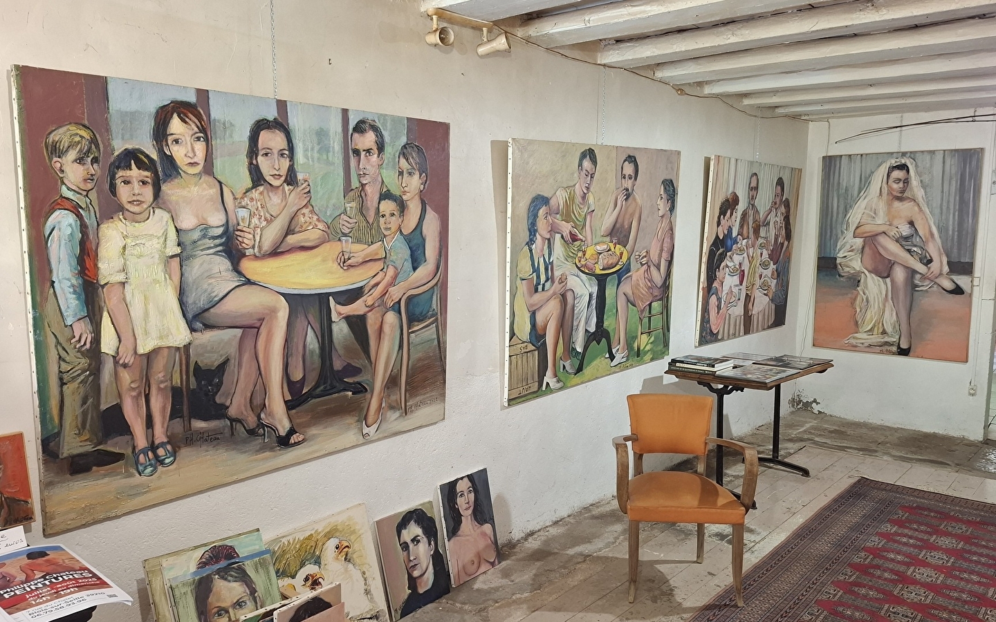 Exposition Philippe Chateau, peintures
