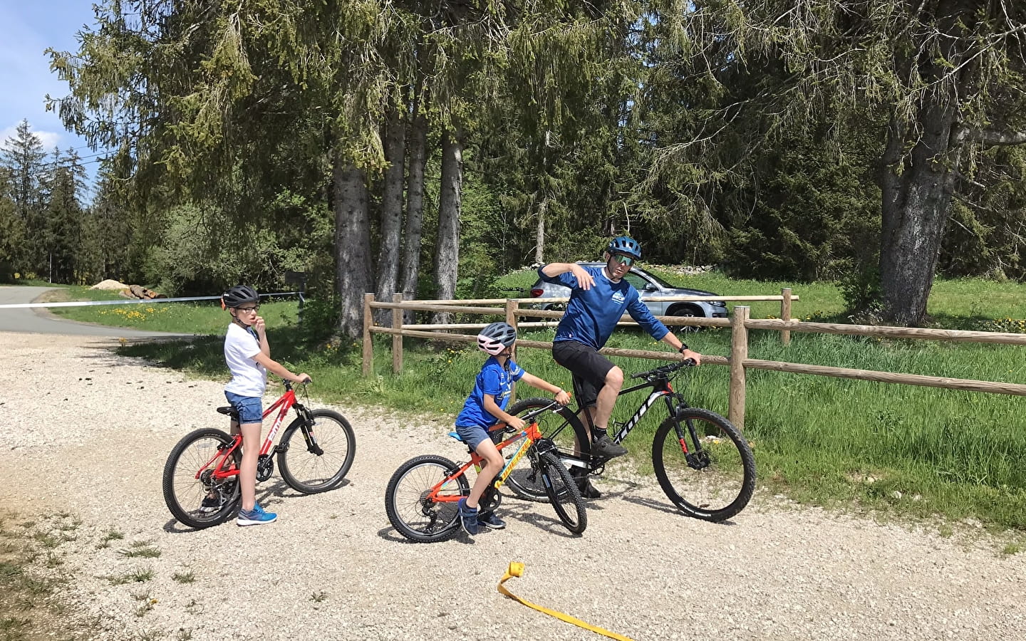 Rando VTT enfants accompagnée