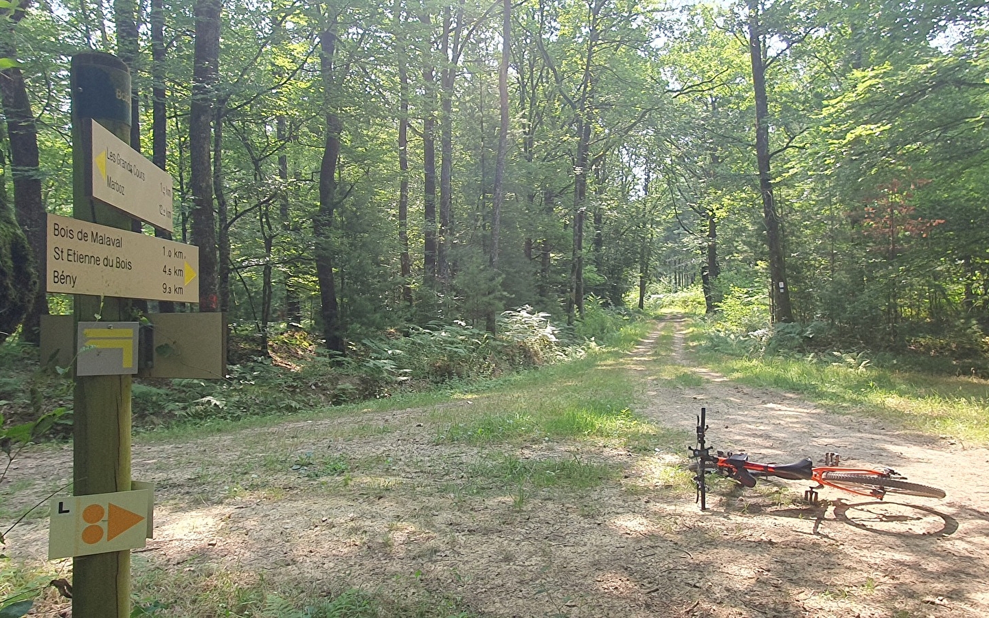 Liaison VTT-VTC entre Bresse et Revermont