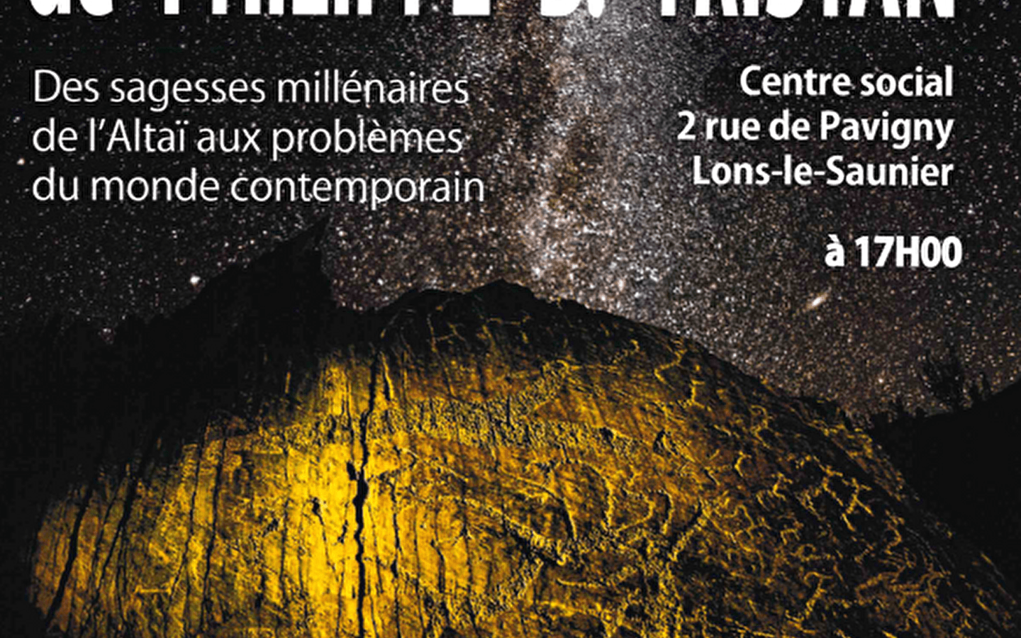 Conférence de Philippe B. Tristan