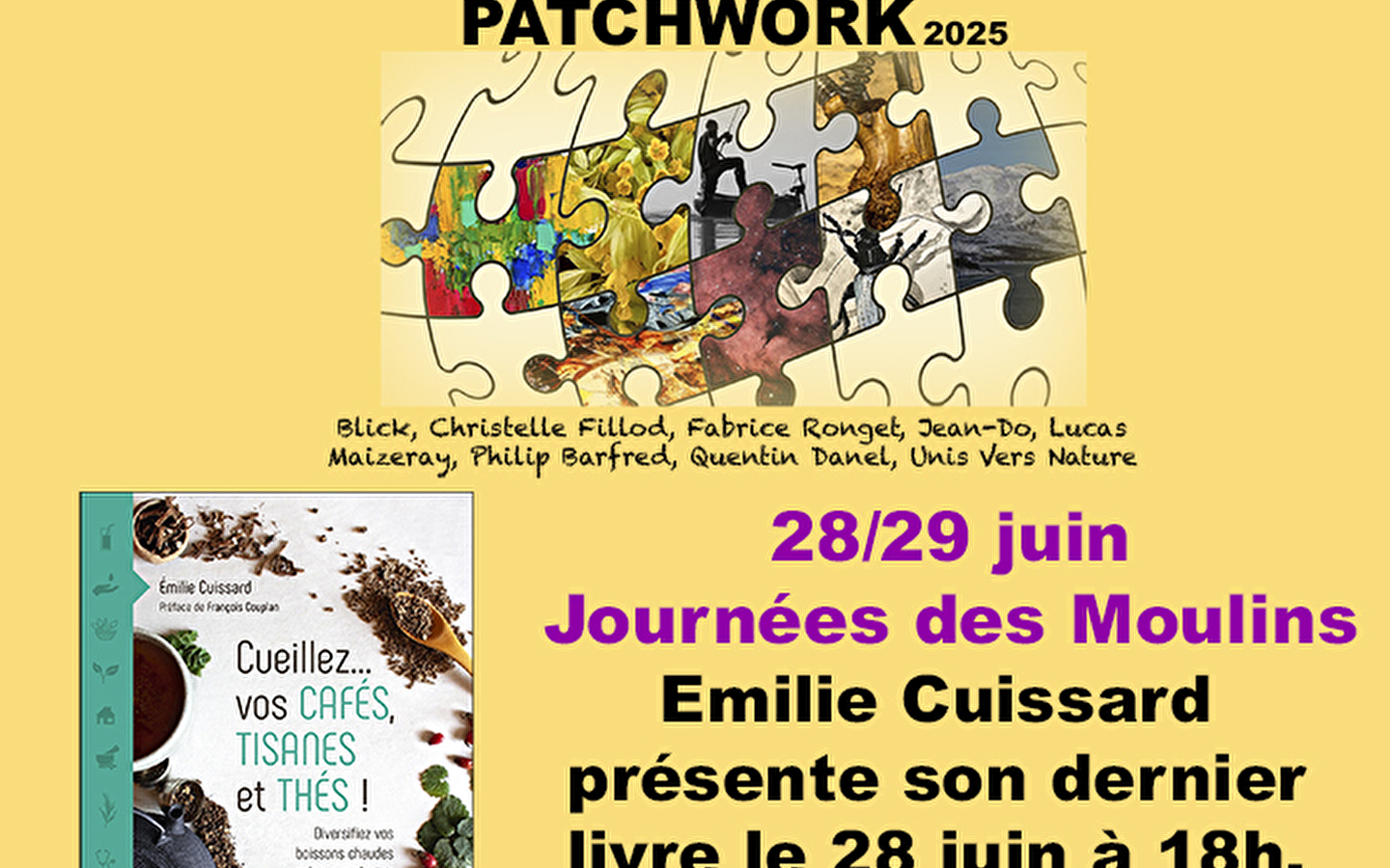 Exposition Patchwork - Moulin du Pont Neuf