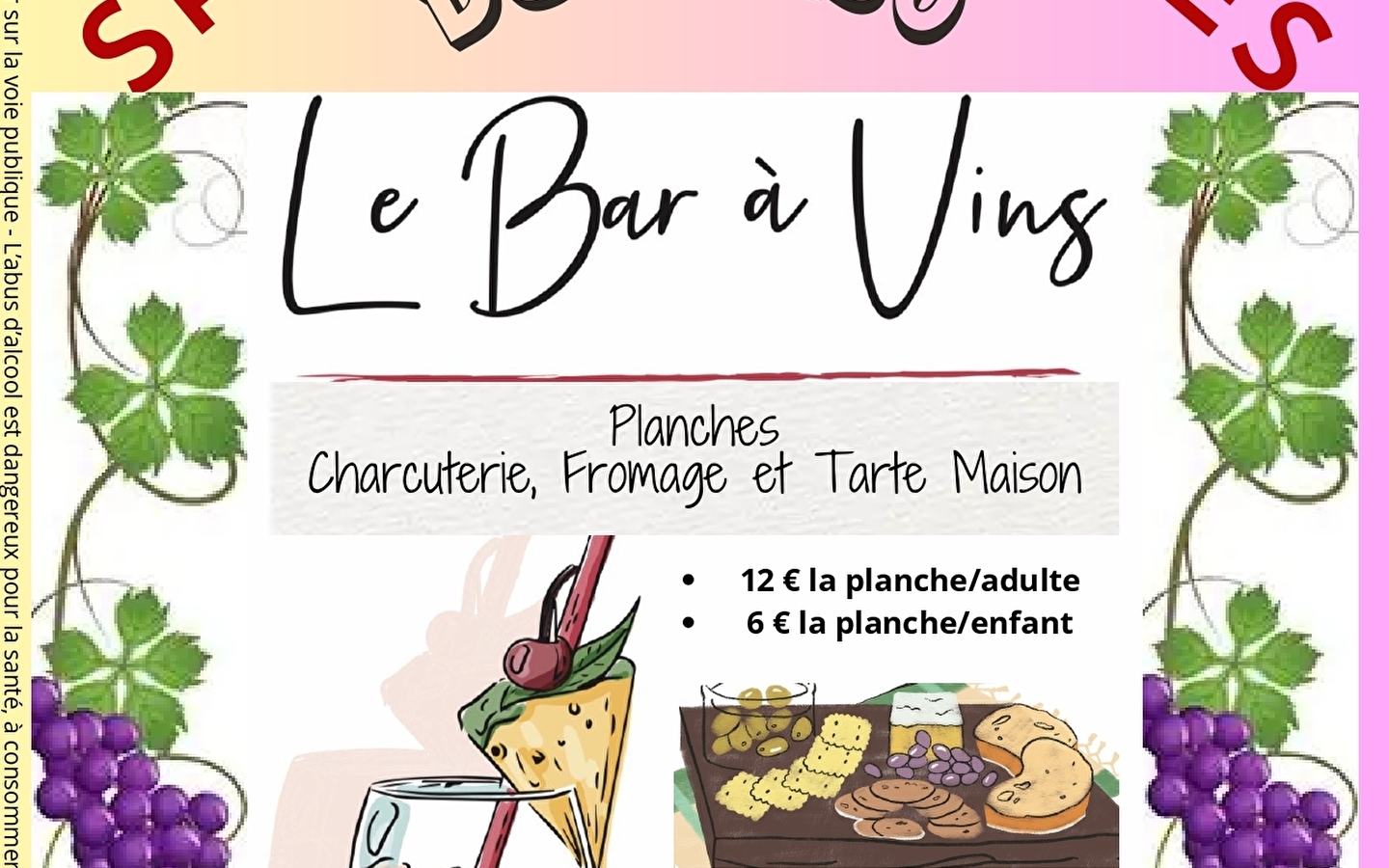Soirée bar à vins