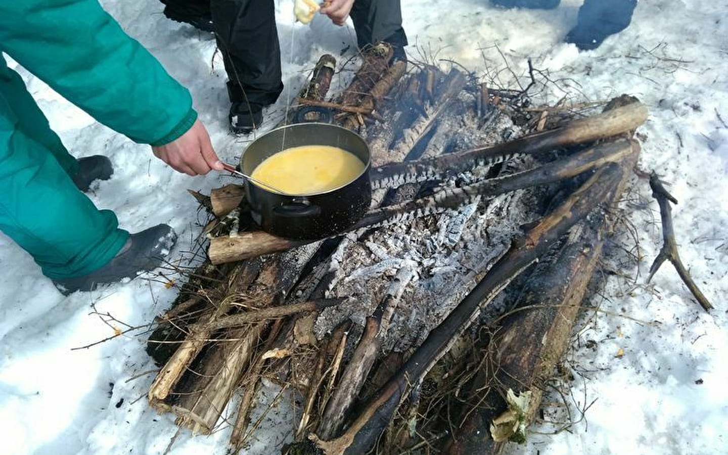 Randonnée raquettes - Fondue en pleine nature avec Sylvain Poncet