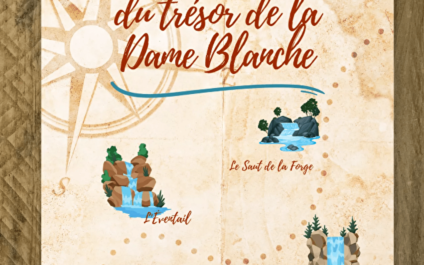 Jeu 'À la recherche du trésor de la Dame Blanche'