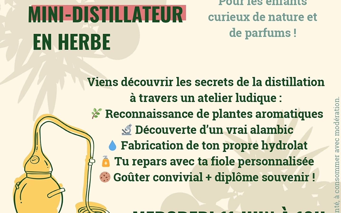 Atelier Mini-Distillateur