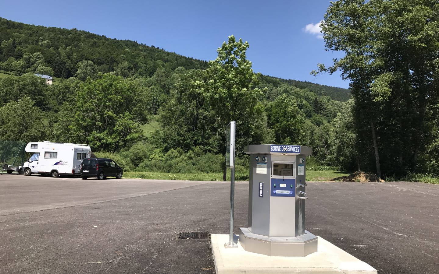 Aire de services pour camping-cars