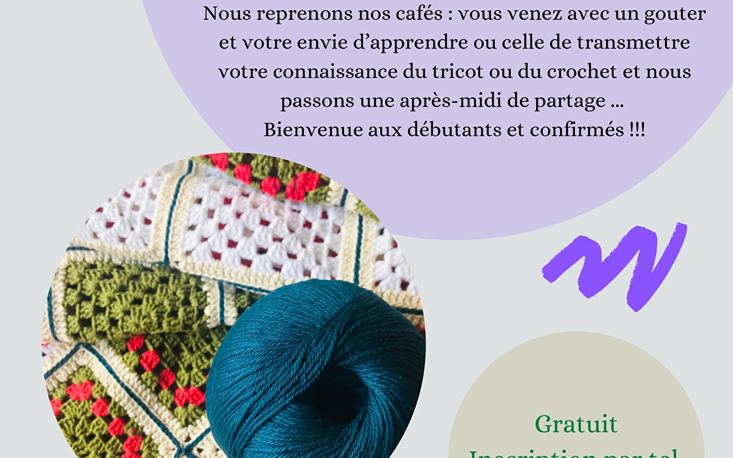 Café tricot / crochet