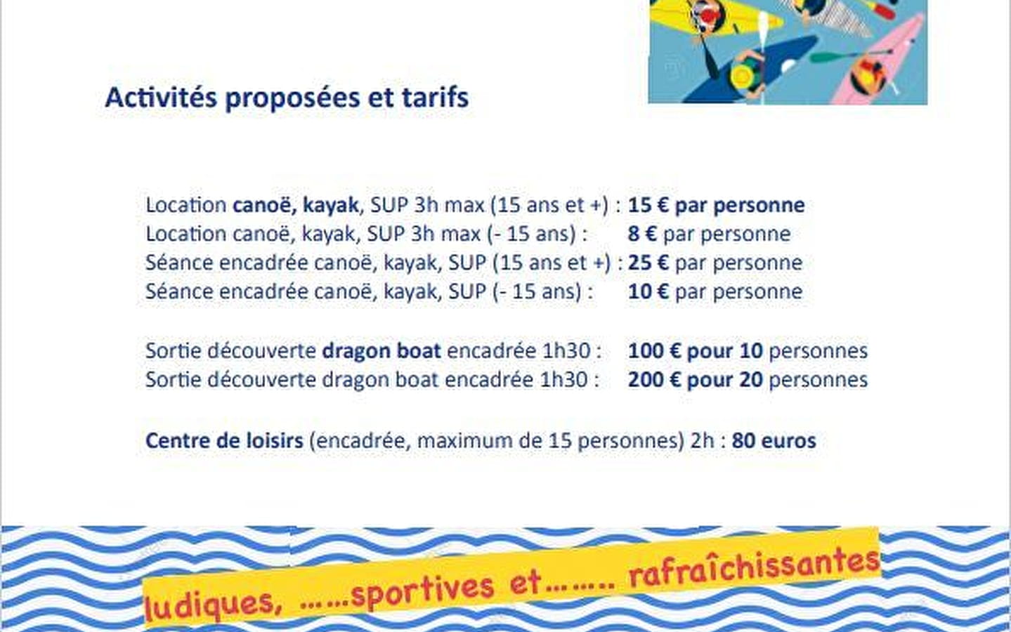 Activités de l'été au SNB