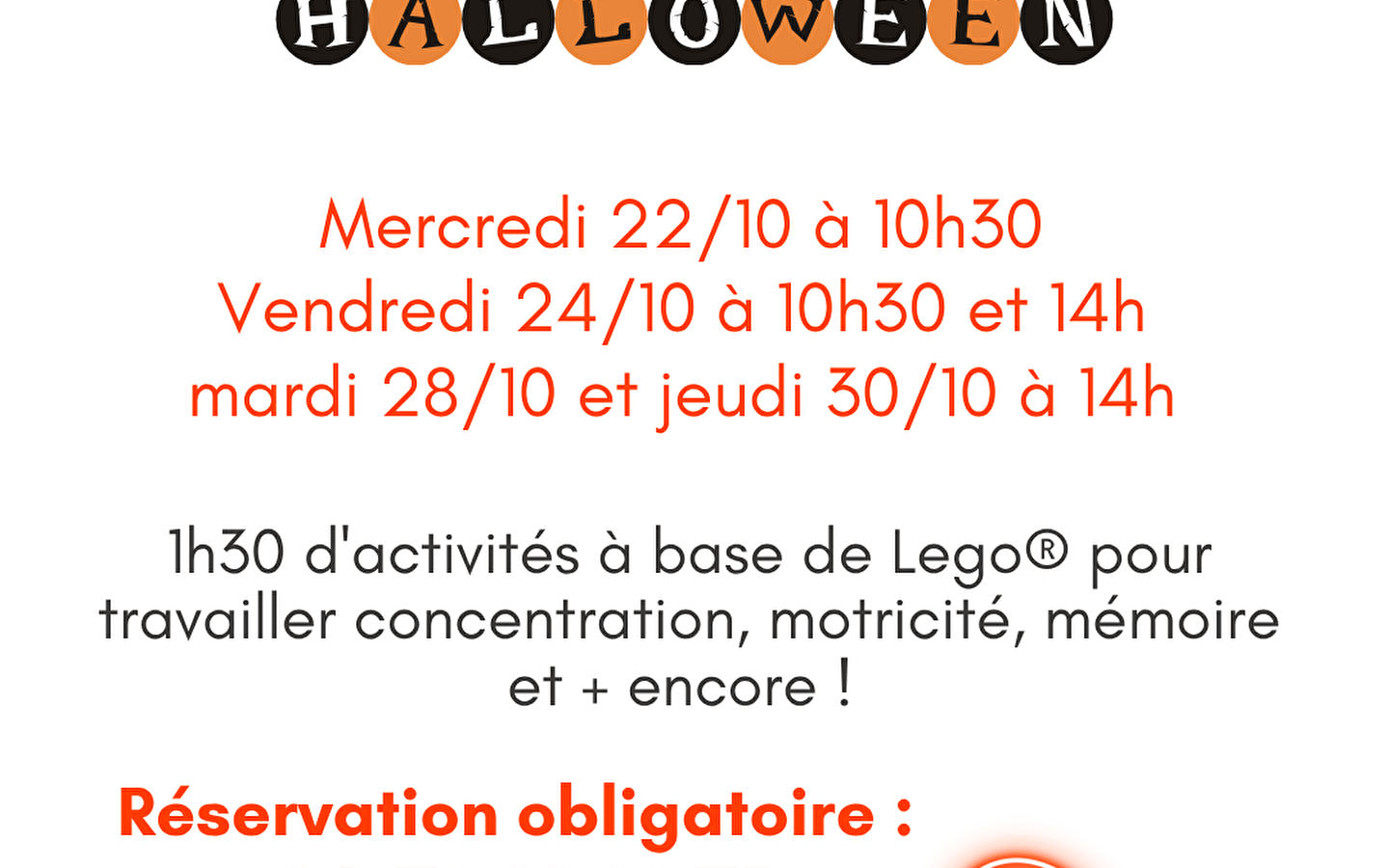 Atelier LEGO® Halloween
