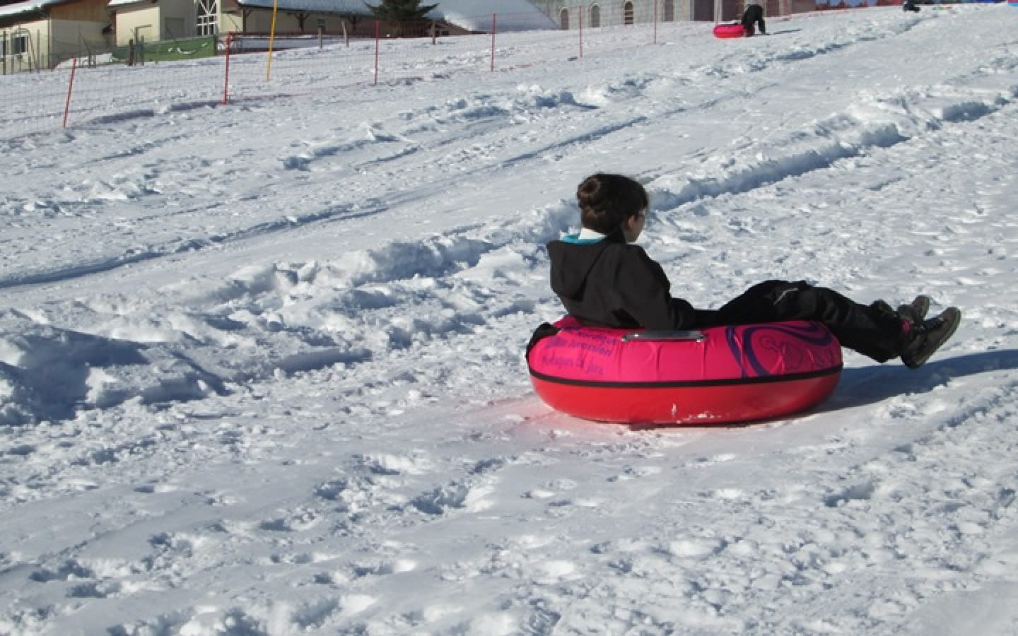 Piste de snowtubing