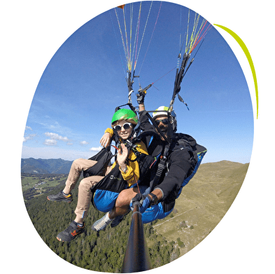 Baptême et école de parapente avec Val'senl'air