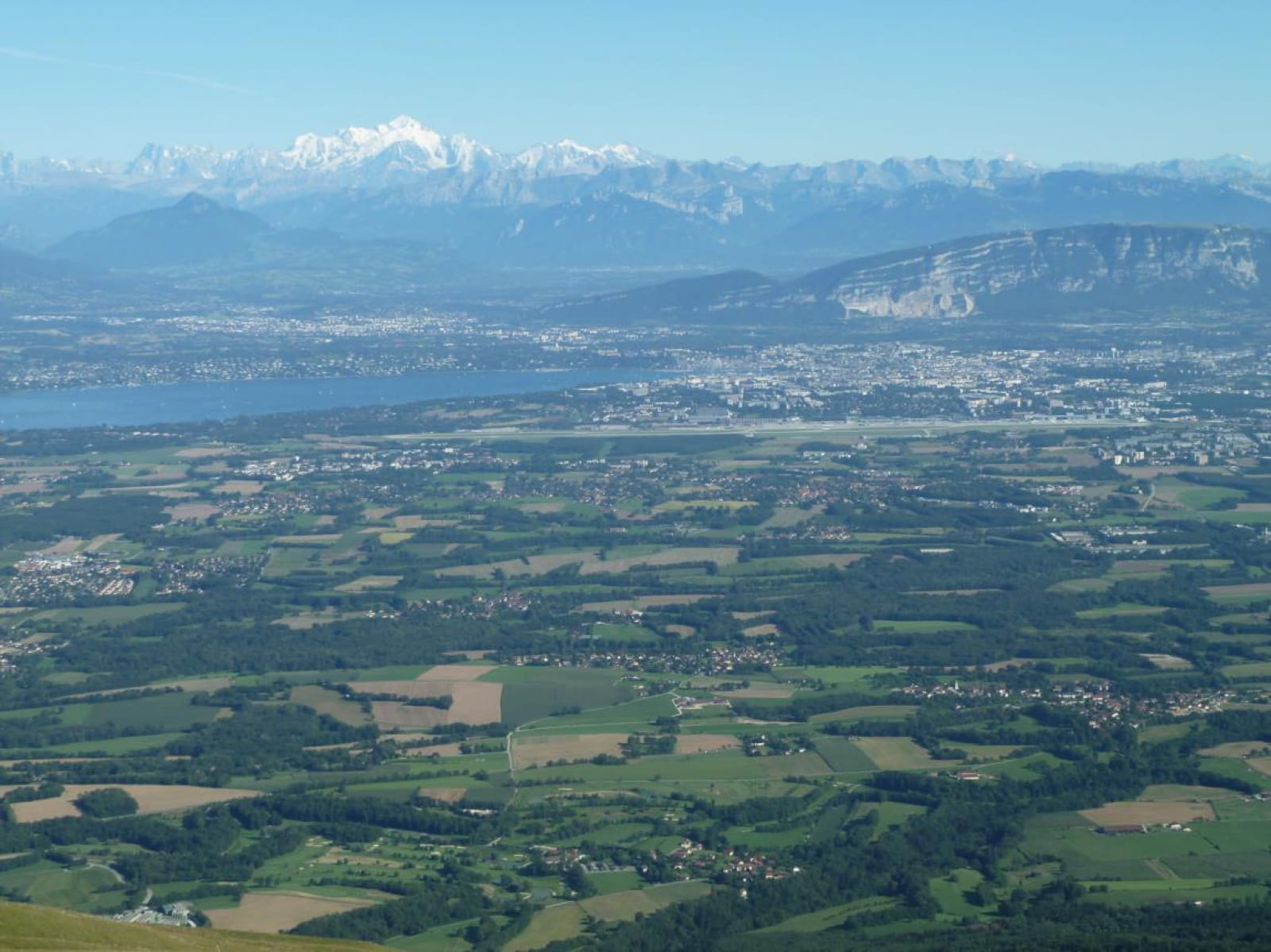 Panorama sur la Chaîne des Alpes