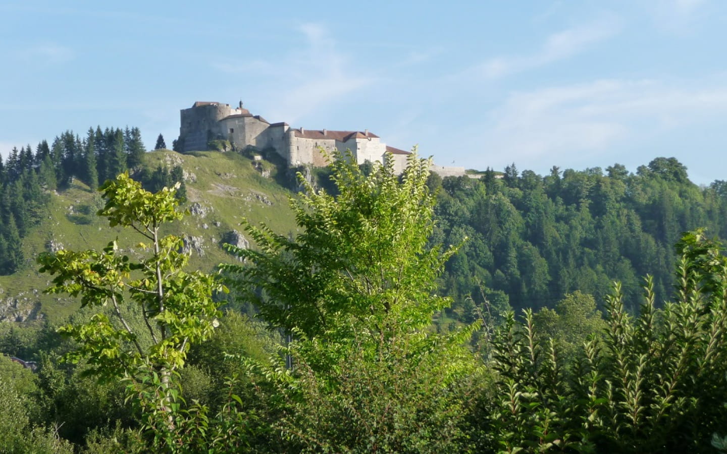 Aire de stationnement - Château de Joux