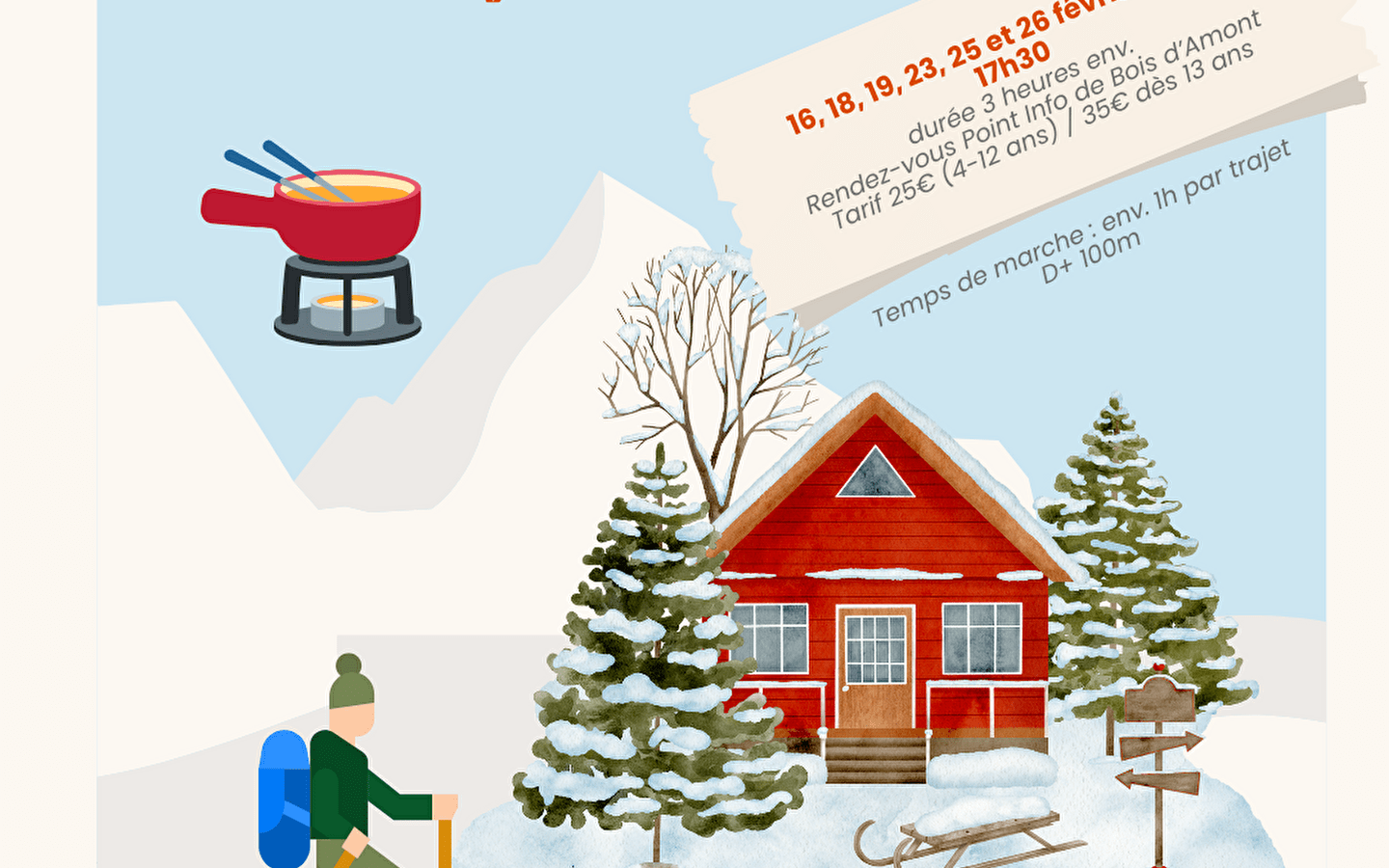 RandoFondue façon trappeur